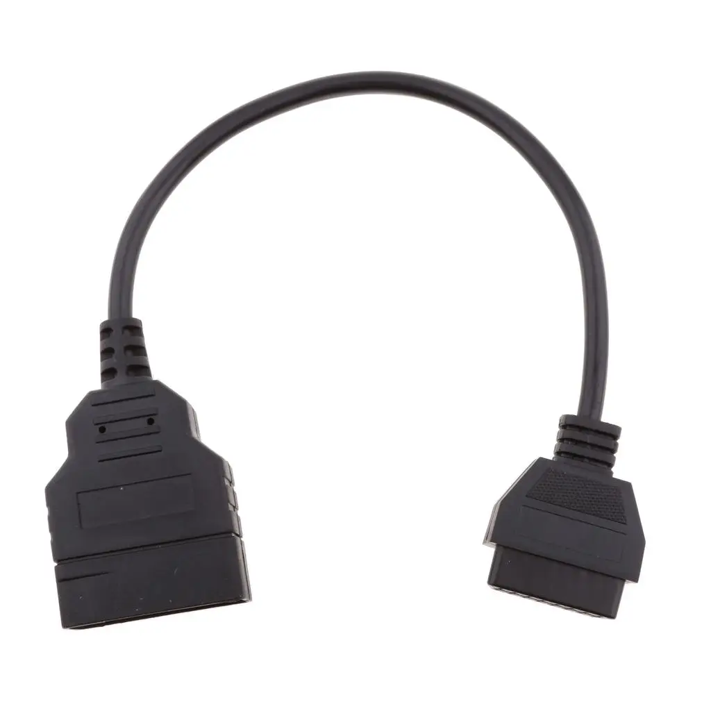 OBD Splitter Cable 22 Pin to 16 Pin Adapter Scanner Connector Plastic for Vehicle Diagnostic Check