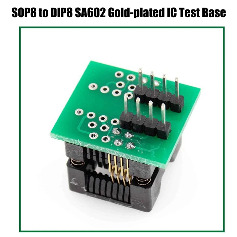 1 Bộ CH341A 24 25 Loạt EEPROM Flash BIOS USB Lập Trình Viên + SOIC8 SOP8 Clip Test + SPI Flash 1.8V Bộ Chuyển Đổi SOP8 SOIC8 Để DIP8