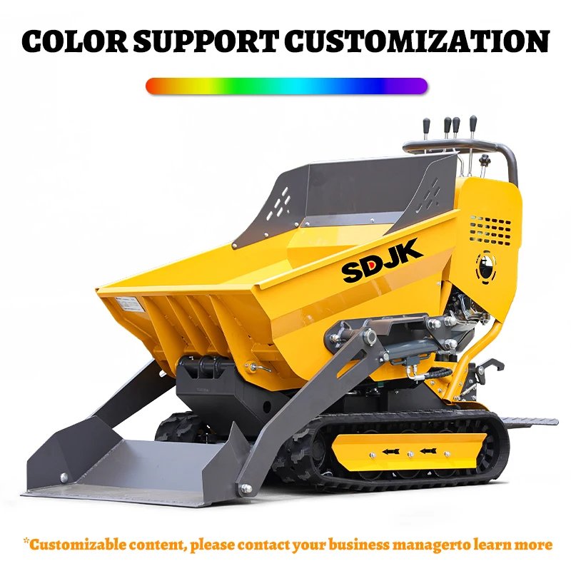 Manufacturing EPA Mini Loader 500KG Garden Small Crawler Mini Dumper With Diesel Engine For Wholesales Factory Price customized