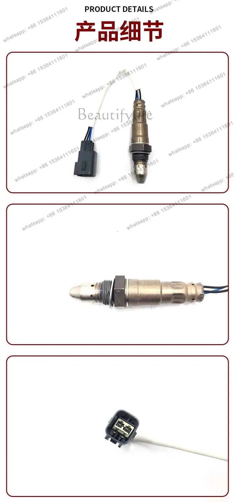 FOOL Upstream Oxygen Sensor 89467-22040 Fits Toyota Reiz,Crown,Camry Front Lambda O2 Sensor