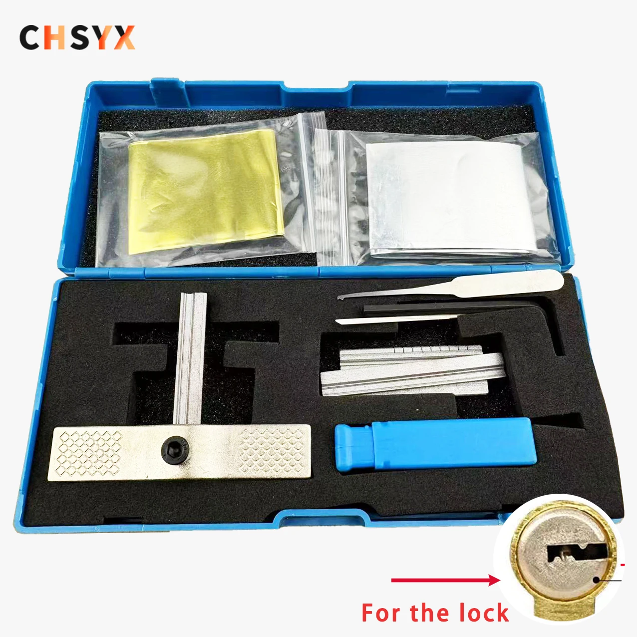 High quality Flat-mouth ka-ppa tin foil one-character flat-mouth tin foil locksmiths tools