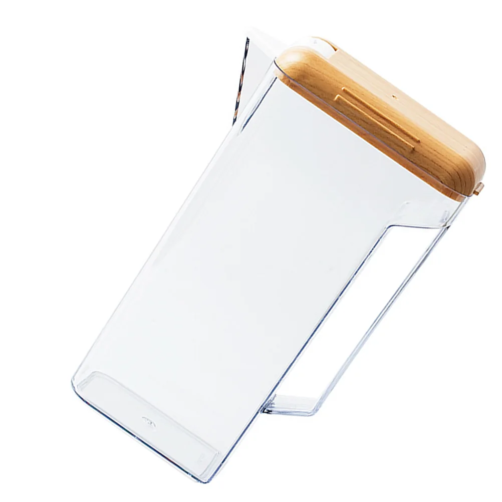 

1600ML Cold Water Jug Plastic Pitcher Clear Large Capacity Food Safe Handle Easy Carry Picnic BBQ Party Home Use Water