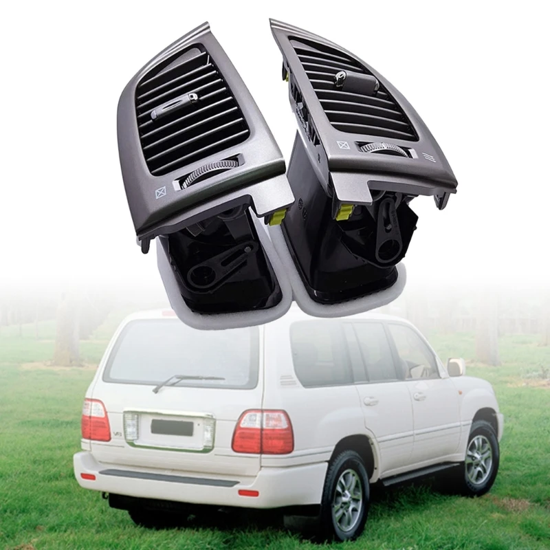 Instrument Panel Air Outlet Assembly 70042AB for 2003-2007 Left and Right Set with ABS Housing, Manual Louvers H9EE