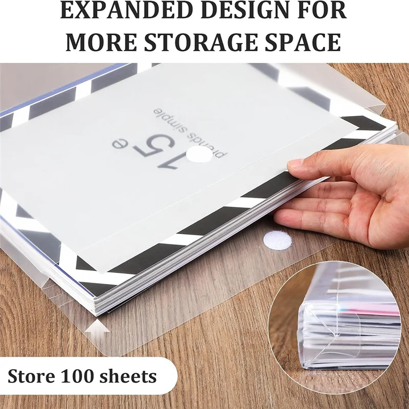 A34M-24Pcs Scrapbook Paper Storage 12X12 Paper Storage Paper Organizer For Holding Scrapbook Paper Photos Vinyl Sheets Files