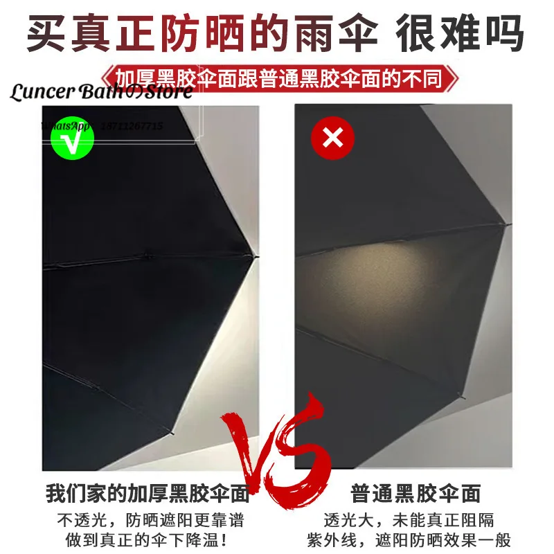 Ultra-light mini flat 60% umbrella custom parasol vinyl sunscreen portable pocket sun umbrella umbrella