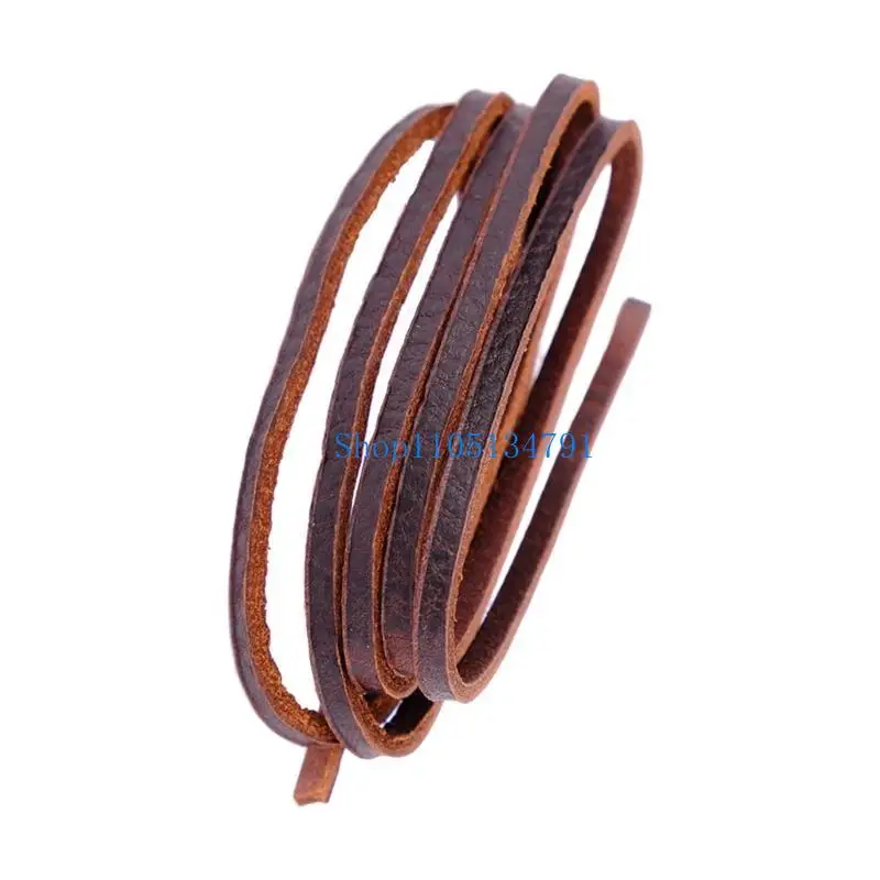 98 كجم 1 متر تقليد الجلود سلسلة الحبل للأساور والقلائد جلد البقر فو تجديل الموضوع حبل مستلزمات صناعة المجوهرات