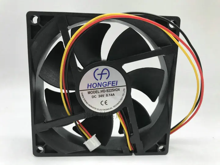 Freight free original HD-9225H24 DC24V 0.14A frequency converter fan two wire three wire