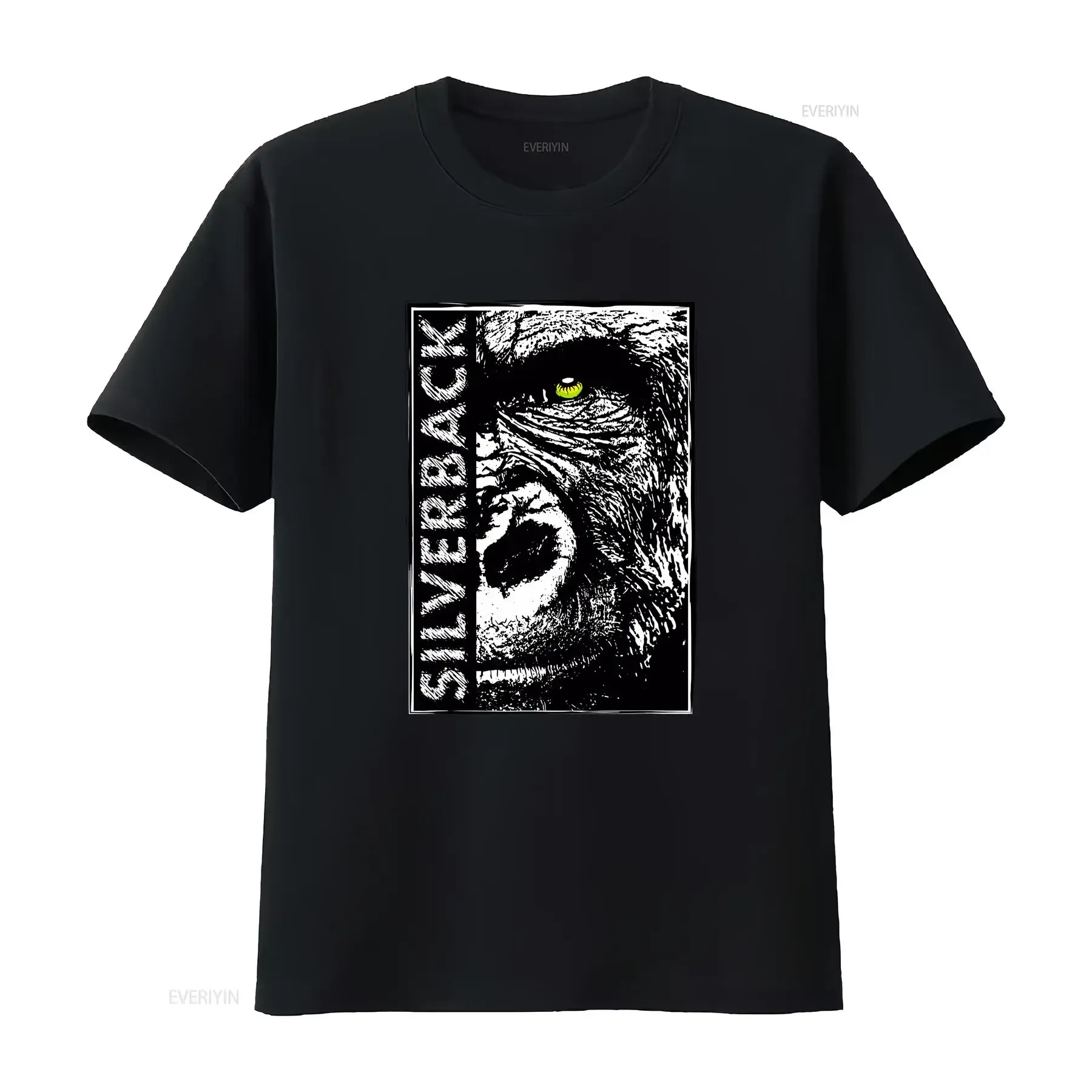 جديد محدود Silverback الغوريلا رياضة تصميم فكرة عظيمة قسط تي شيرت S 3XL خمر غسلها الشارع الشهير مصمم الملابس الناعمة #1