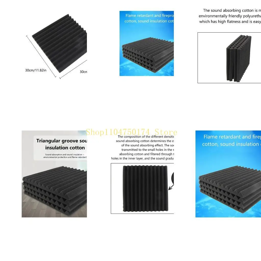 Sounds Absorbing Foams for Studio Recording and Office Homes Acoustics Panel top sale
