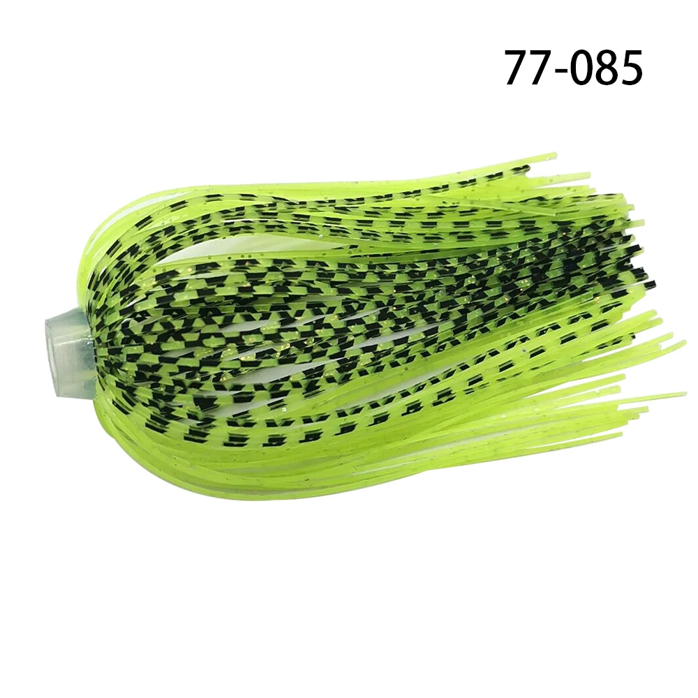 5 Stück/Lot 88 Stränge 64mm Silikonröcke Elastische Löcher Schirmröcke Angelzubehör Buzzbaits Spinner Buzz Bait – Detail 18