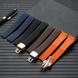 Waterproof and Flexible Watchbands for Patek Philippe Grenade Fluororubber Series 5167/5164t Raditional Watche Strap