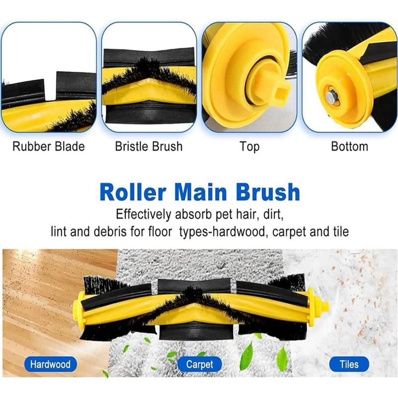 For ECOVACS Deebot Ozmo T8 T8 Aivi T8+T8 AIVI+ T8 MAX N8 Pro Plus/N8 Pro N8+ Plus N8 Pro+ Vacuum Cleaner Parts