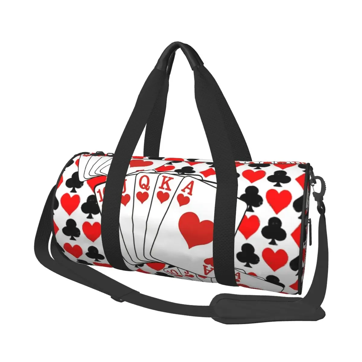 

Казиновые ночи Red Queen Of Hearts Большая спортивная сумка Многофункциональная дорожная сумка Duffle Сумки Сумка для фитнеса