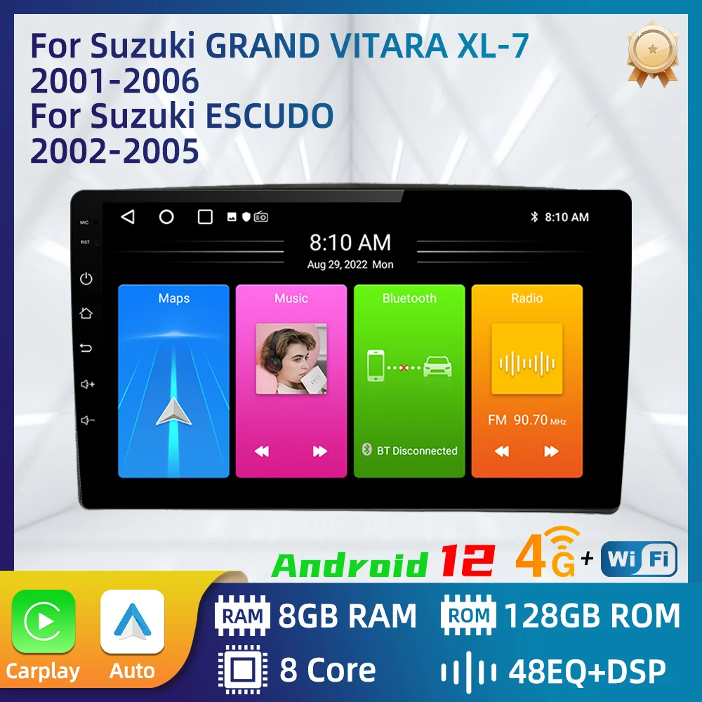 

Car Radio For Suzuki Grand Vitara XL-7 Escudo 2001 - 2006 2Din Android Car Multimedia Player GPS Navigation Carplay Touch Stereo