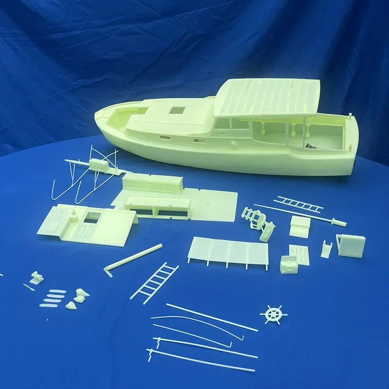 Hemingway Fishing Boat PILAR 1/18 Rc Kit Boat Model Kit Simulates A Ship Model