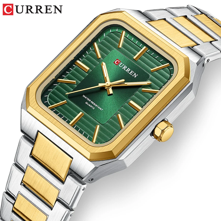 Curren 8457 Men Watch Business Stainless Steel Quartz Casual Luxury Fashion Top Brand Relogio Masculino