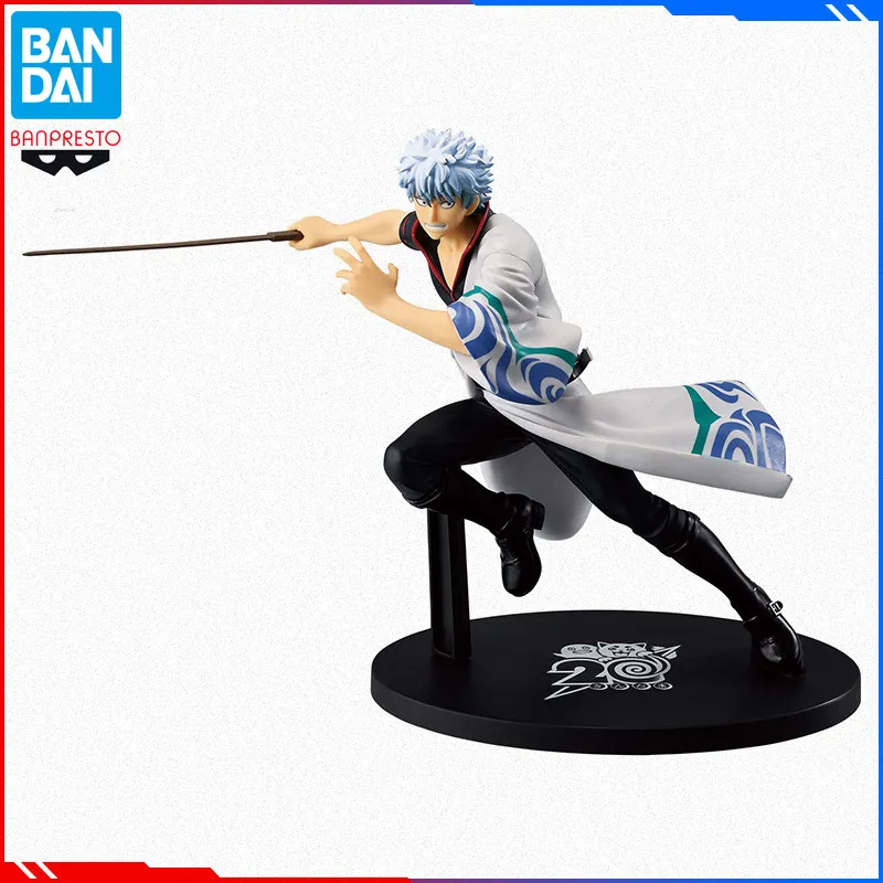 

Banpresto Gintama VIBRATION STARS Sakata Gintoki Prize Figure 20th Anniversary Ver Anime Collectible Statue For Otaku Fans