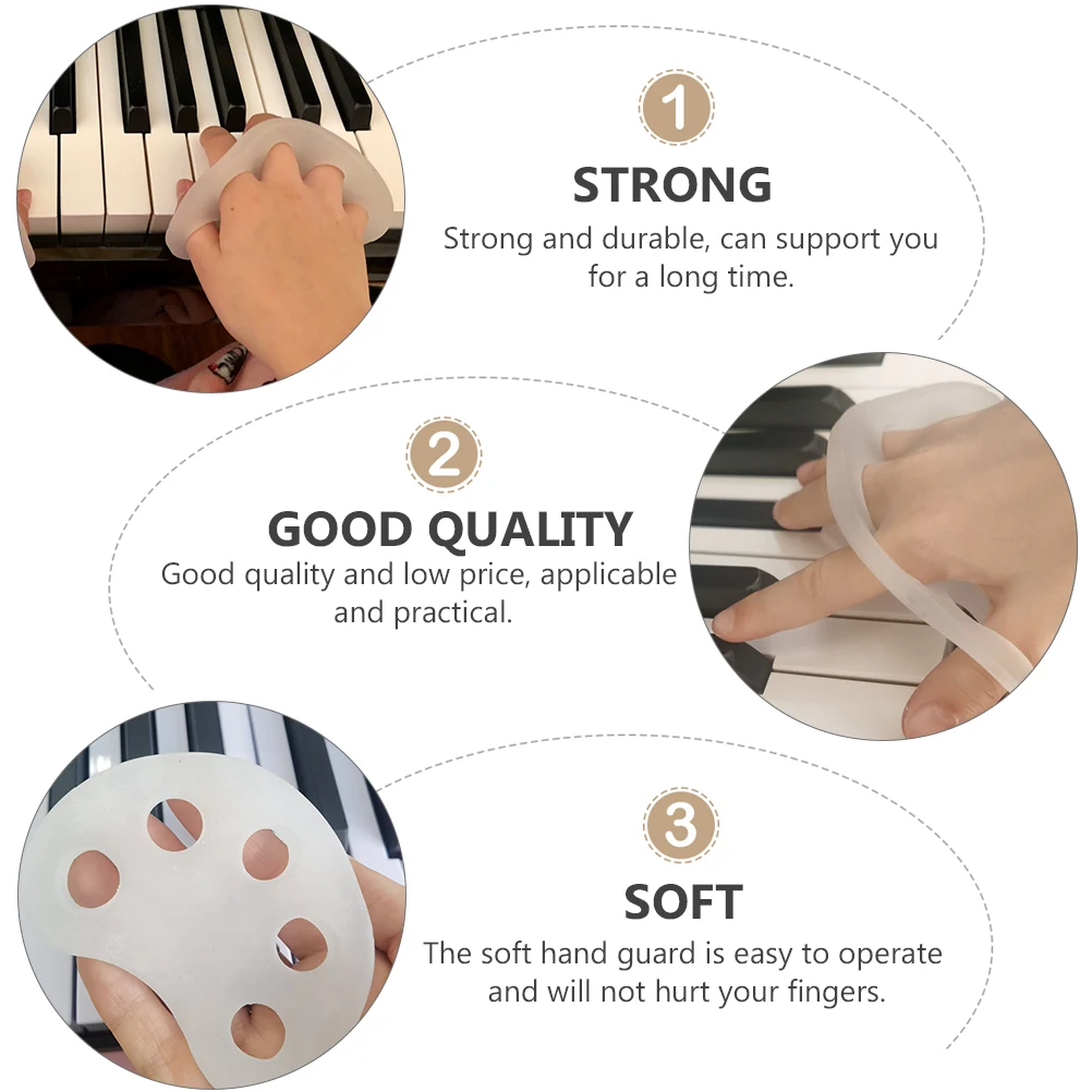 

2 Pcs Hand Exerciser Finger Force Durable Piano Trainers Strengtheners Exercisers Portable Training Tools