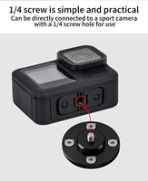 360 Adjustable Ball Head Tripod Mount Camera Fixed Base for GoPro Action Magic Arm Webcam Projector Monitor Flash Wall Bracket