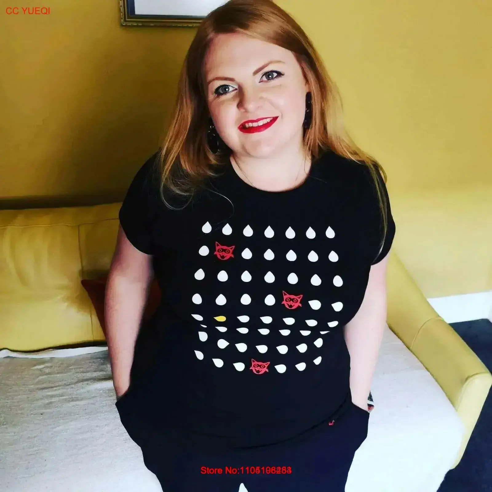 السيدات المطر القطط تي شيرت الغزاة الدموع هجوم كس كليم ارتداء S إلى 5XL هدية خمر غسلها تنوعا الشارع الشهير مريحة