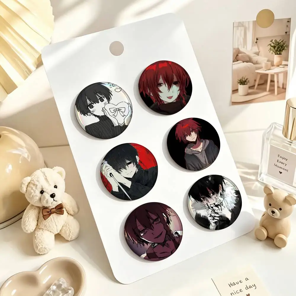 Game Z-Zeno R-Remake  Enamel Pin Tinplate Round Brooch Cosplay Nijigen Otaku Culture Badge 25mm 32mm 44mm 58mm