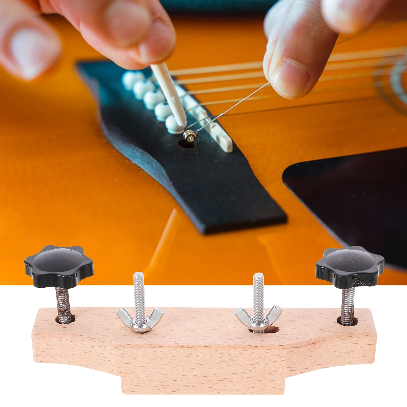 

Guitar Code Clamp Repair Tools Key Kit Musical Instrument Fixture Bridge Fitting Wooden Acoustic Repairing Universal