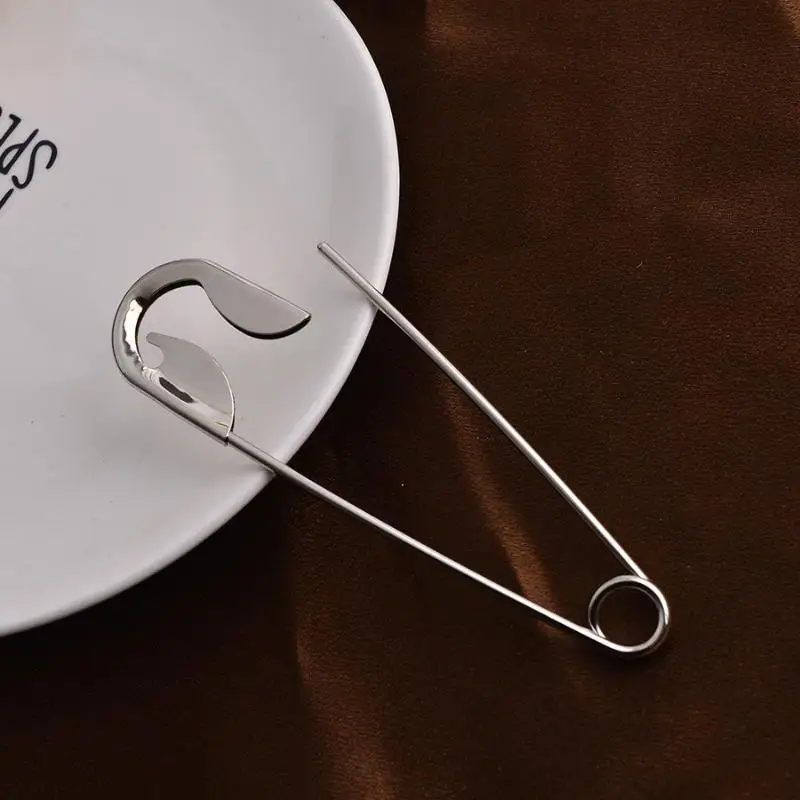 Riesige Sicherheitsnadel-Haarspange, neue große Sicherheitsnadel-Metall-Haarspangen, Haarschmuck für Damen und Mädchen, modische Haaraccessoires, Kopfschmuck. – Detail 13