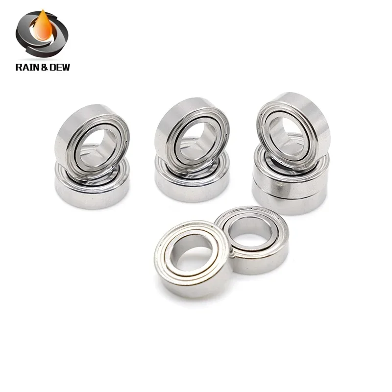 SMR128ZZ Bearing 8*12*3.5 mm ( 10PCS ) ABEC-7 Stainless Steel Ball Bearings Shielded SMR128Z SMR128 Z ZZ