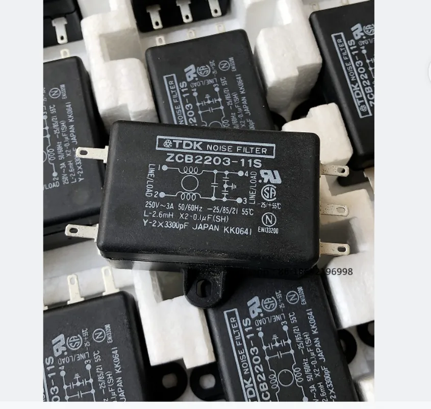 

2026 Новый ZCB2203-11S ZCB 2203-11 Новая оригинальная коробка TDK 3A 250 В фильтр