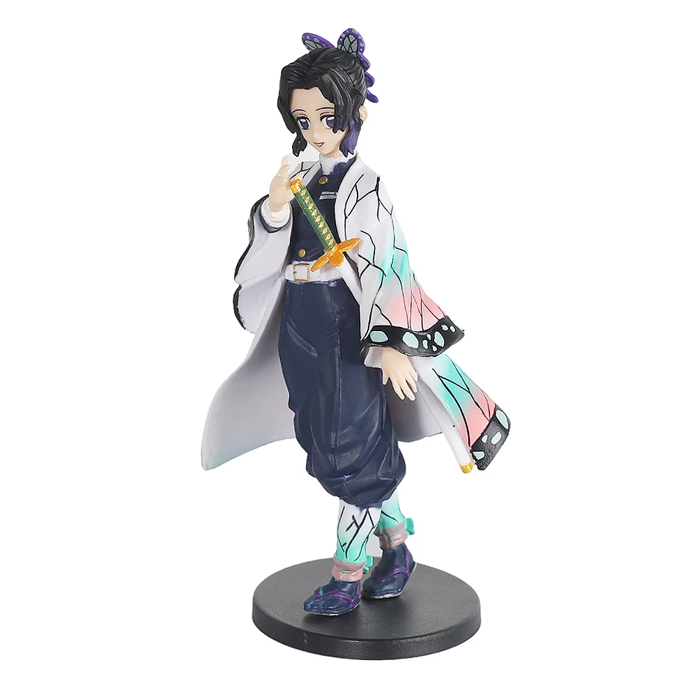 Anime 16CM Demon Slayer Kimetsu no Yaiba figure Kamado Tanjirou Action Figure Agatsuma Zenitsu Nezuko Warrior PVC Model Toys