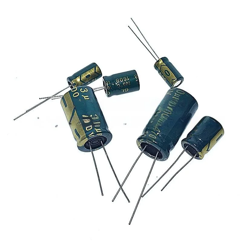 20 шт., 16 В, высокочастотный низкий алюминиевый конденсатор, 1000 мкФ, 1500 мкФ, 2200 мкФ, 3300 мкФ, 4700 мкФ, высокая частота, низкое сопротивление, сквозное отверстие