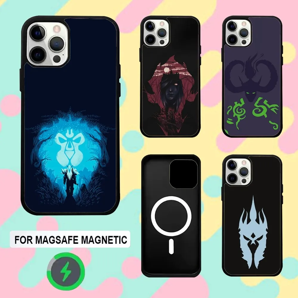 

Game W-World Of W-Warcraft Phone Case For iPhone 16e,16,15,14,13,12,11,Plus,Pro,Max,Mini Magsafe Magnetic Wireless Charging