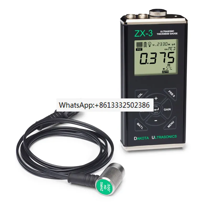 Ultrasonic/coating/thickness gauge/MX-ZX-3 5 5DL film thickness testing probe/standard probe