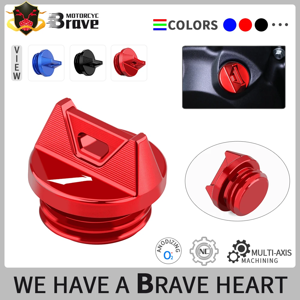 

For FZ1 FZ1 FAZ ER 2006-2013 2014 2015 2016 Motorcycle Accessories M27*3 Engine Oil Cap Oil Filler Cap Cover