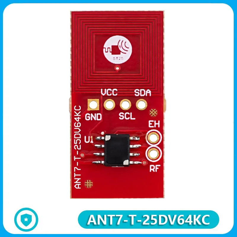 Spot ANT7-T-25DV64KC 14 mm x 14 mm double layer antenna reference board for the ST25DV64KC Dual Interface EEPROM