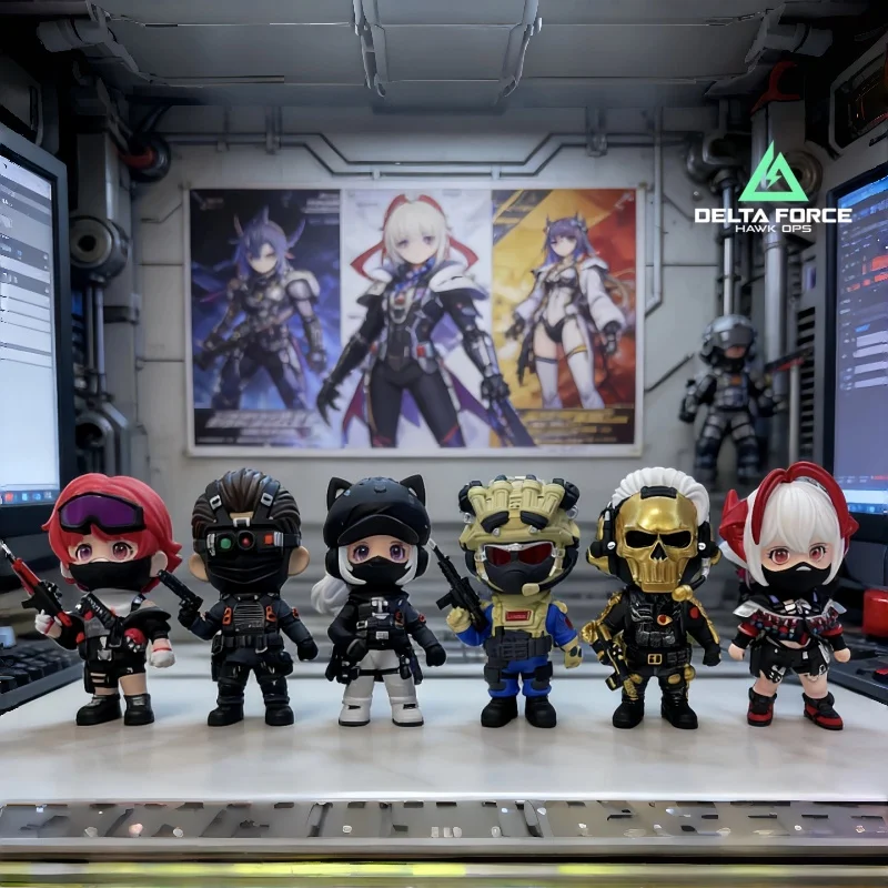 

Коллекционная фигурка Delta Force Hawk Ops Blind Box Lin Hongze Erosion Rose, настольное украшение, подарок для пар, декор