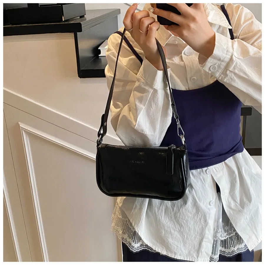 

Осенне-зимняя модная высококачественная минималистичная универсальная сумка через плечо, маленькая квадратная сумка под мышками, женские сумки на плечо