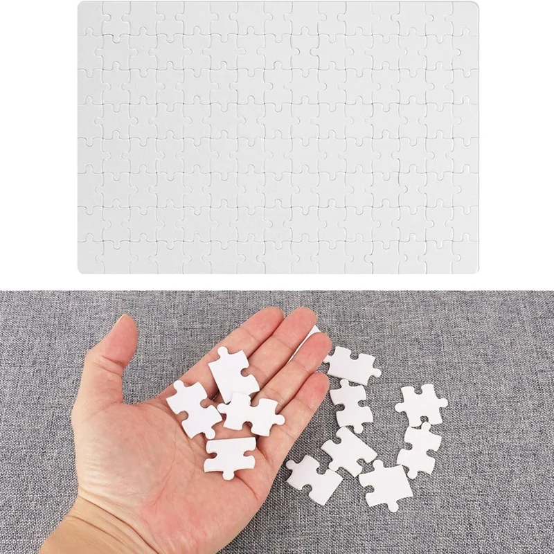 30 Sets Blank Sublimation A4 Jigsaw Puzzles,DIY Heat Press Transfer Jigsaw Puzzles,Sublimation Jigsaw Puzzles