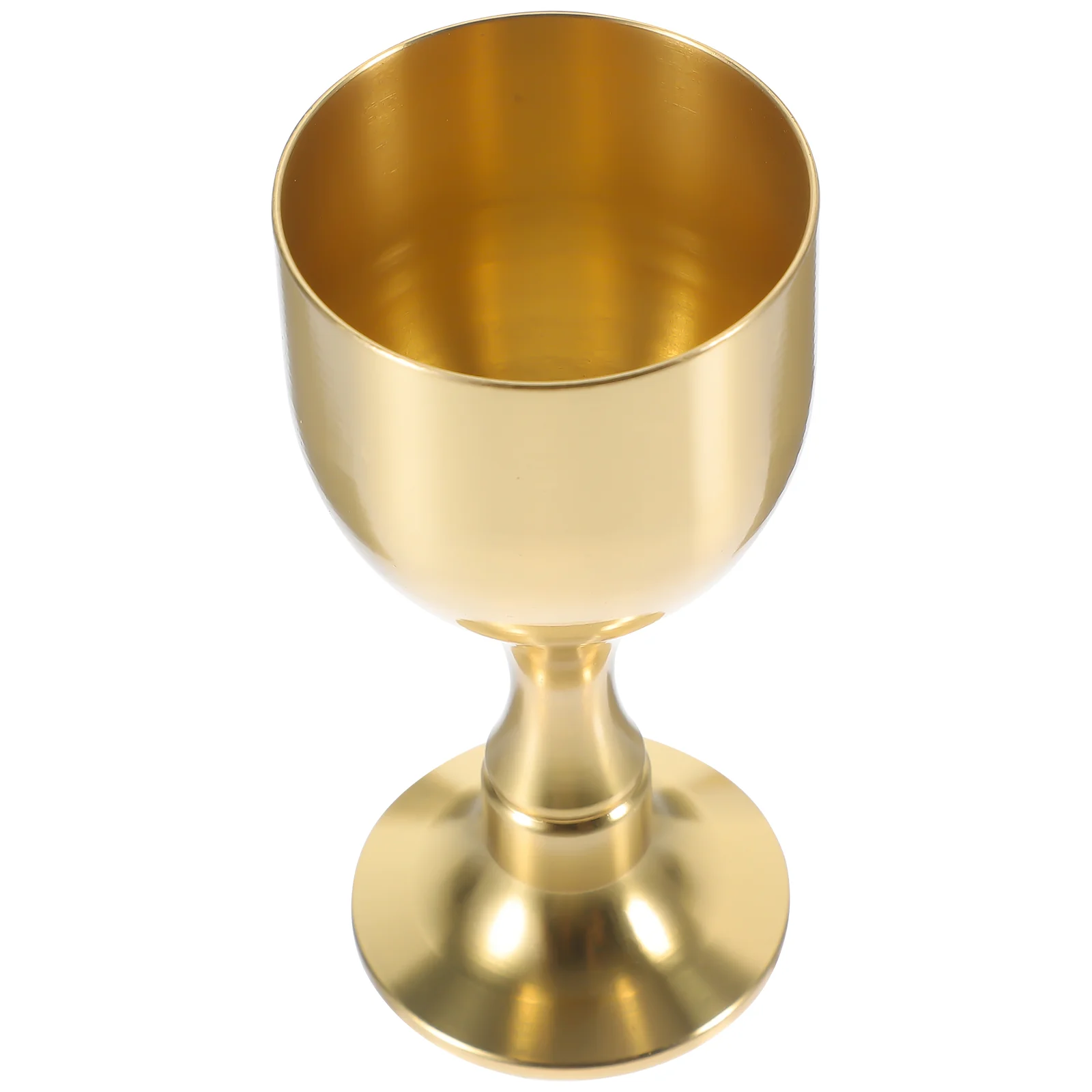 Glass Wear-resistant Cup Copper Goblet Delicate Buddhism Multi-function Brass Tabletop Exquisite