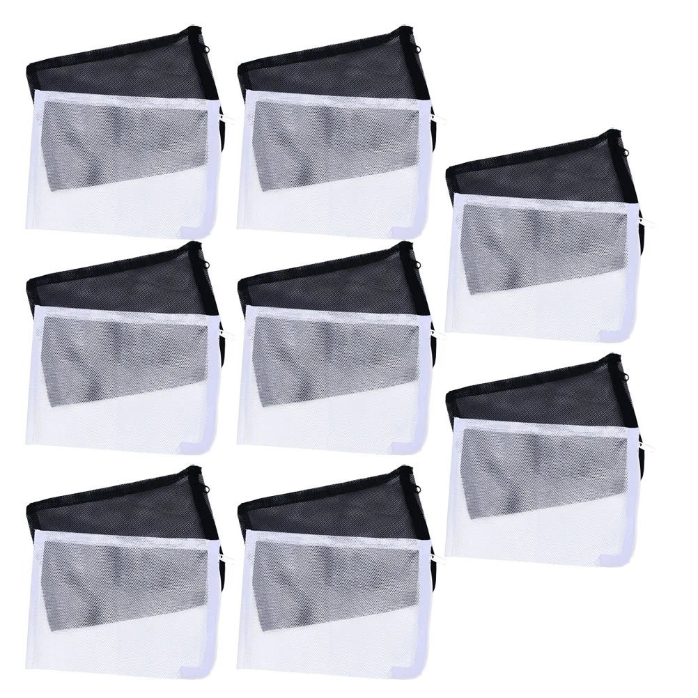 

16 PCS Aquarium Zipper Filter Bag Mesh Car Decor Fishnet Polyester Tank Nurse Sponge