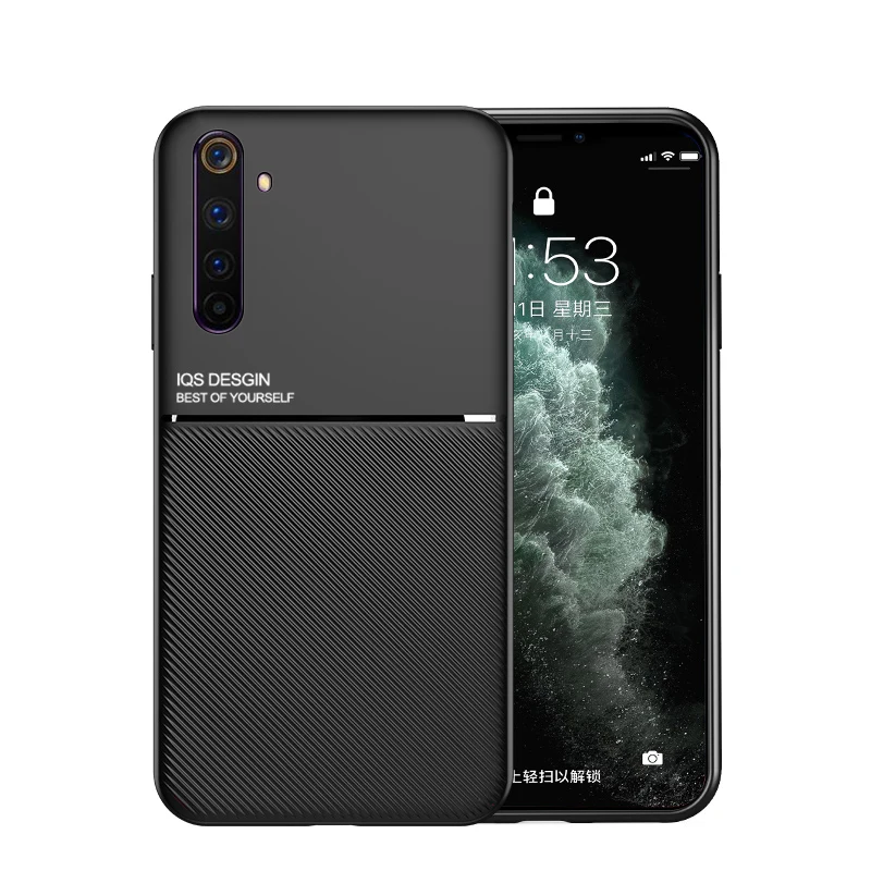 2024 Чехол для  Luxury Original Shockproof Case For Oppo Realme 6 Magnetic Shell Case for Realme 6 Back Case for OPPO Realme6 image 4