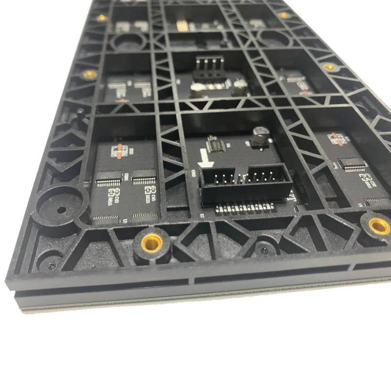 P2 شاشة LED RGB 256x128 شاشة ملونة كاملة SMD1515 ضوء 128x64 بكسل 1/32 مسح عرض الفيديو جدار Led وحدة داخلية