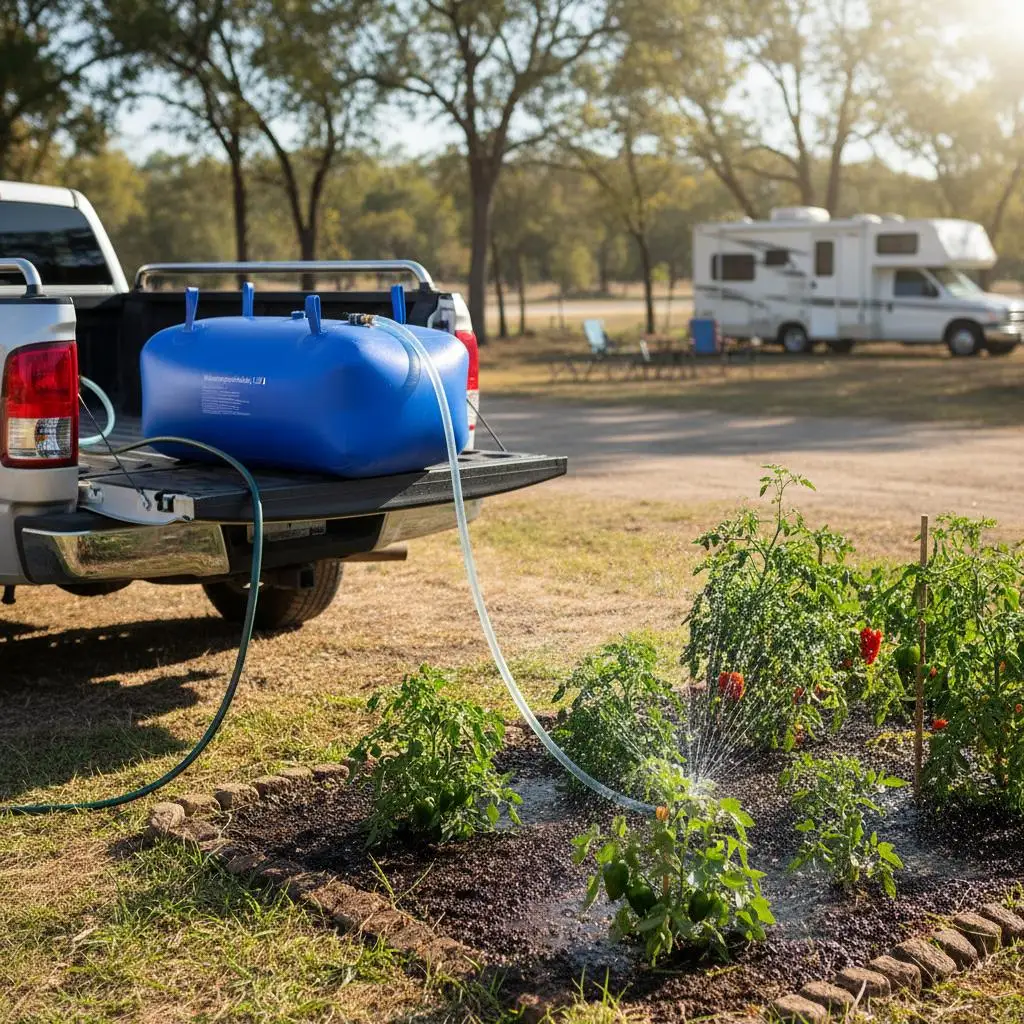 

Hydration Reservoir 113.5L Large Capacity Liquid Carrier For Garden Irrigation RV Travel Emergency Preparedness, Portable Col