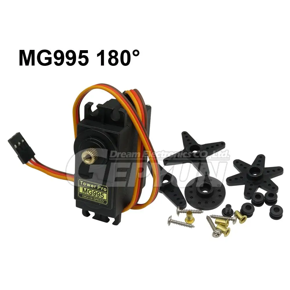 SG90 MG90S MG945 MG946 MG995 MG996 180 Degree Servo Metal Gear for Model Helicopter Boat For Arduino UNO DIY MG946R MG996R