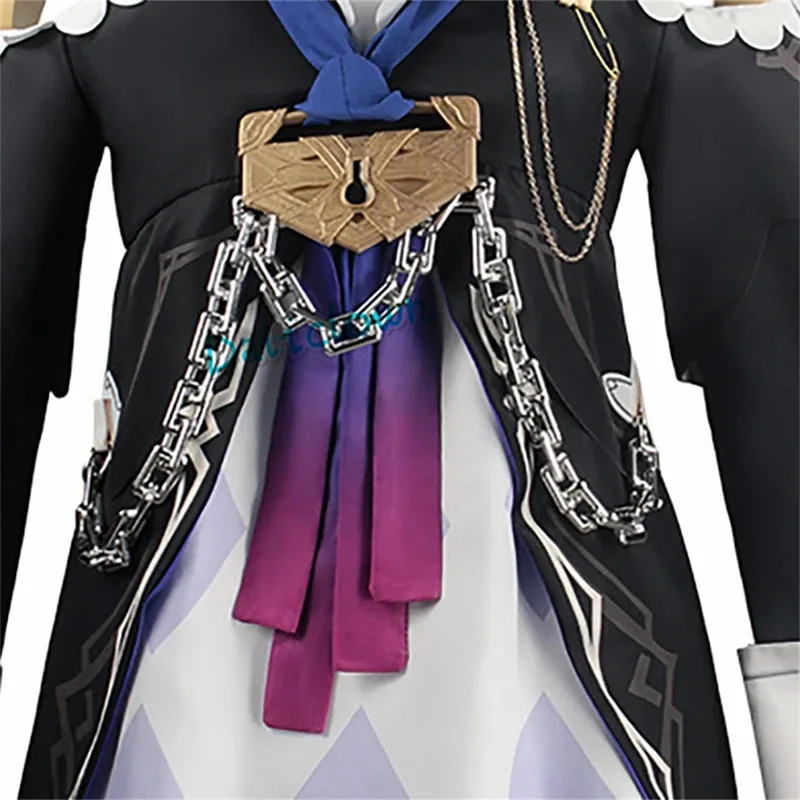 Honkai Star Rail Cosplay Herta Outfit Anime Game Plus Size Lolita Dress Uniform Shoes Wig Cosplay Party Halloween Costume Women