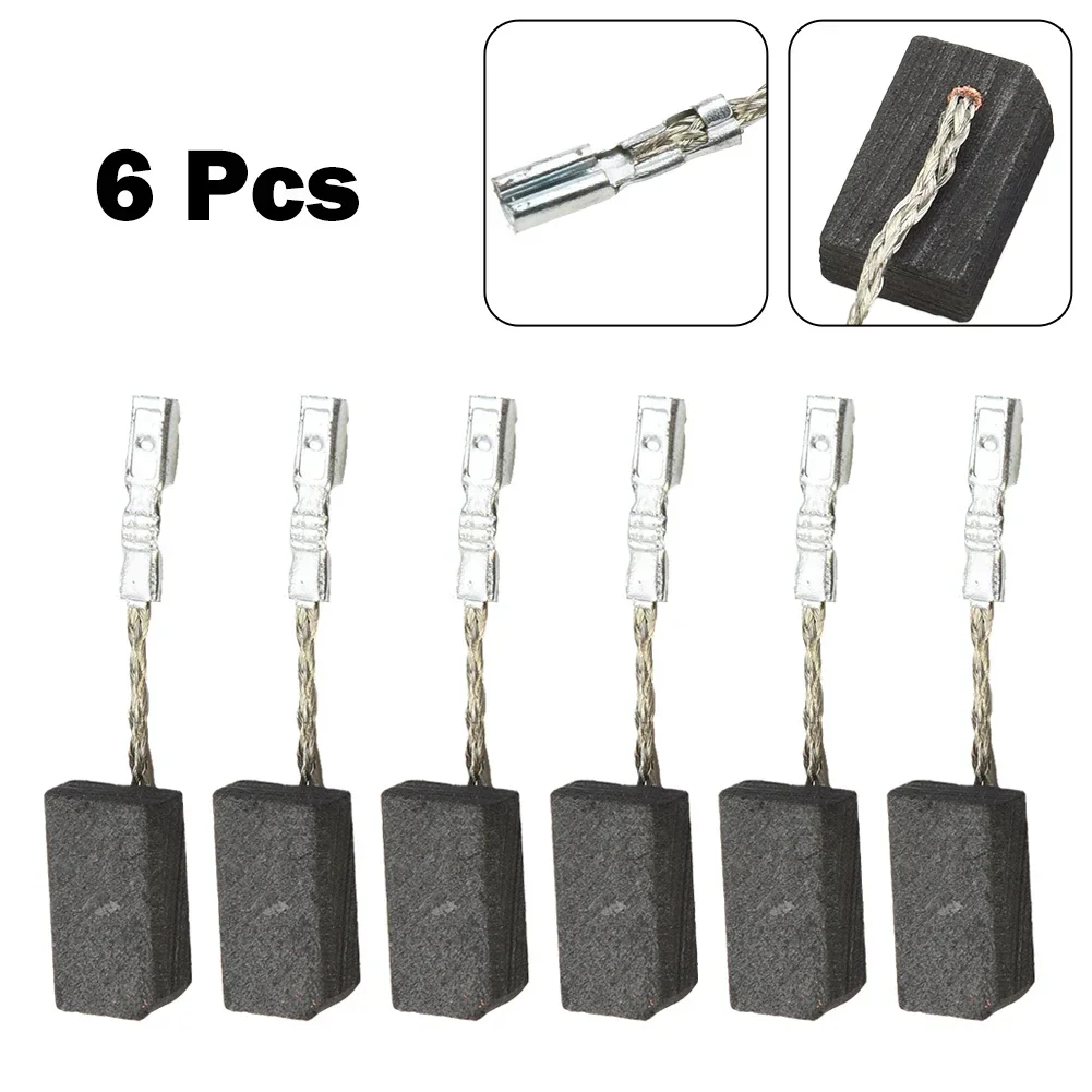 

6PCS Carbon Brushes For Metabo Angle Grinder WQ 1400/WQ 1000/WQ Carbon Fiber Brushes Power Tool Accessories 5x10x16mm