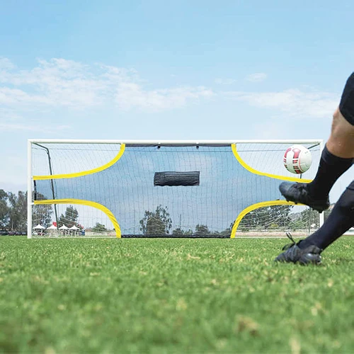

Foldable Polyester Soccer Goal Net 5v5/7v7/11v11 Training Practice Equipment