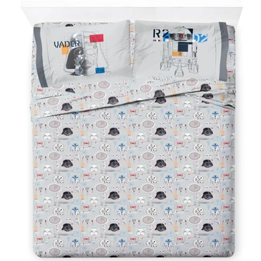 

Sheet Set with Fitted Flat Sheets and Pillow Cover - Ultra-Soft Bedding with Pillowcase for Room Decor