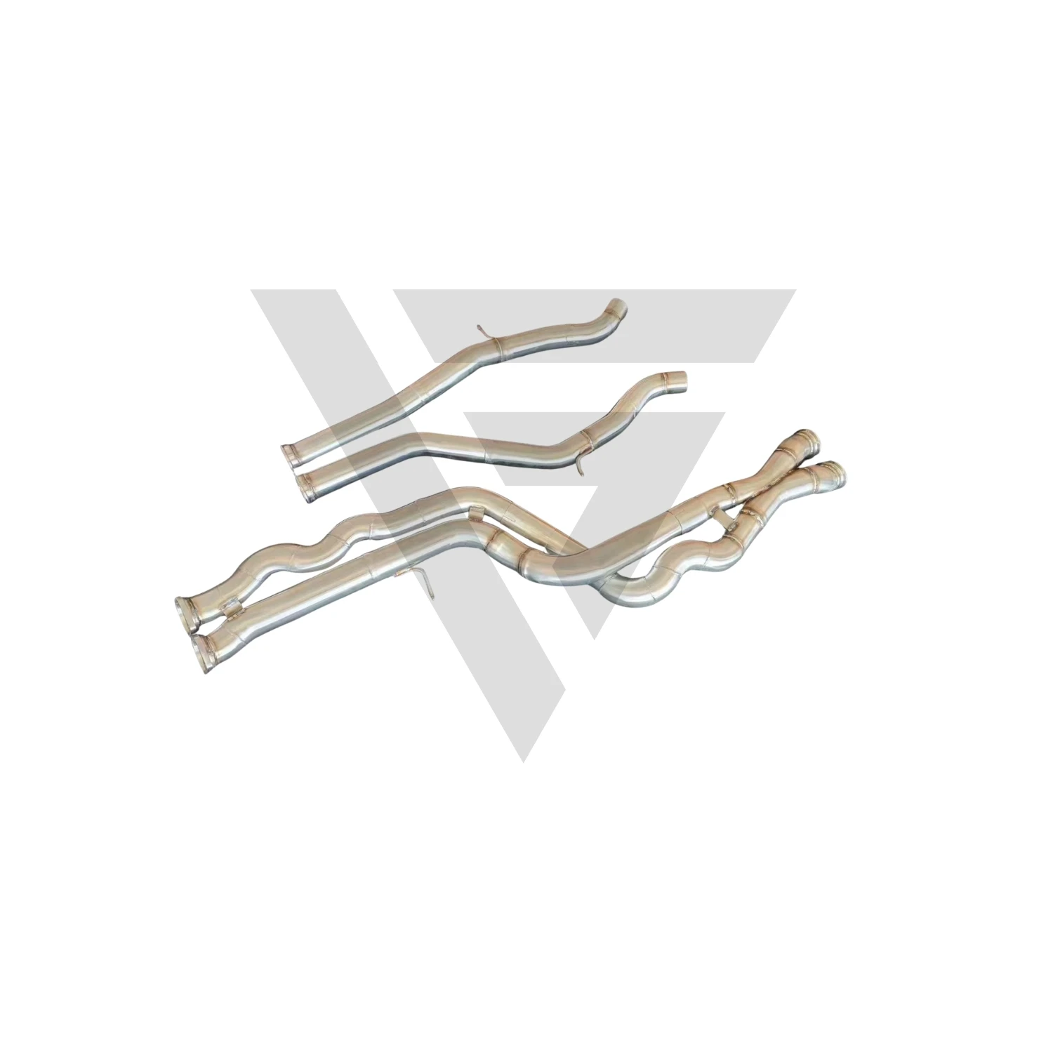 ECCF 70mm Resonated Twist Mid-Pipe for BMW M3 M4 F80 F82 S55 3.0T Sporty Exhaust Sound