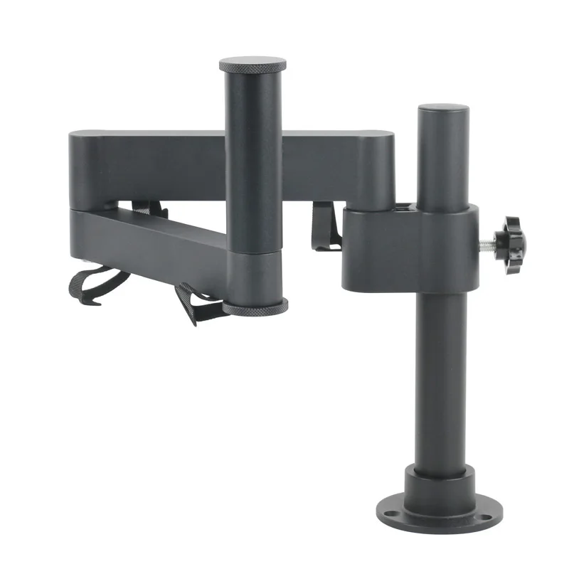 Oscillating Arm Stand Articulating Boom Bracket For Trinocular Stereo Microscope HDMI USB VGA Industry Digital Soldering Camera